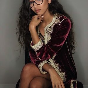 Morocco long cardigan style.